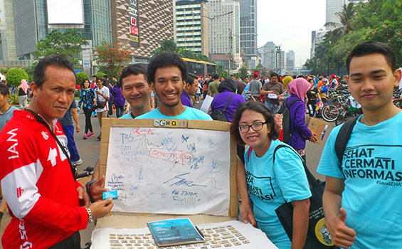 Peserta kampanye Saya Sehati[Dok. Komjak]