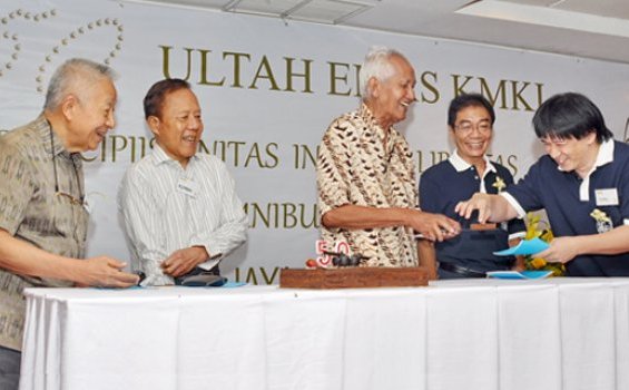 Perayaan 50 Tahun KMKI di Gedung Yustinus Unika Atma Jaya Jakarta.[Hamidi Soetopo]